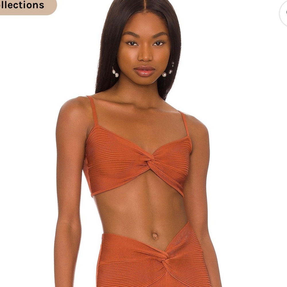 Cult Gaia top color Amber size Large